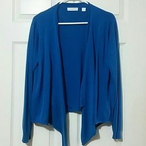 Blue cardigan